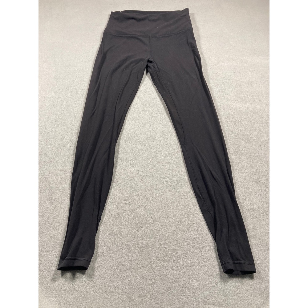 Lululemon Align High Rise Leggings Women's Size 8 Black Stretch Yoga